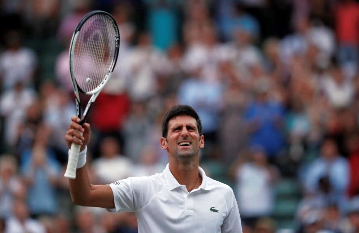 WIMBLEDON 2018. După Federer și Nadal, și Djokovici s-a calificat în sferturi la Wimbledon » Urmează un adversar dificil pentru sârb