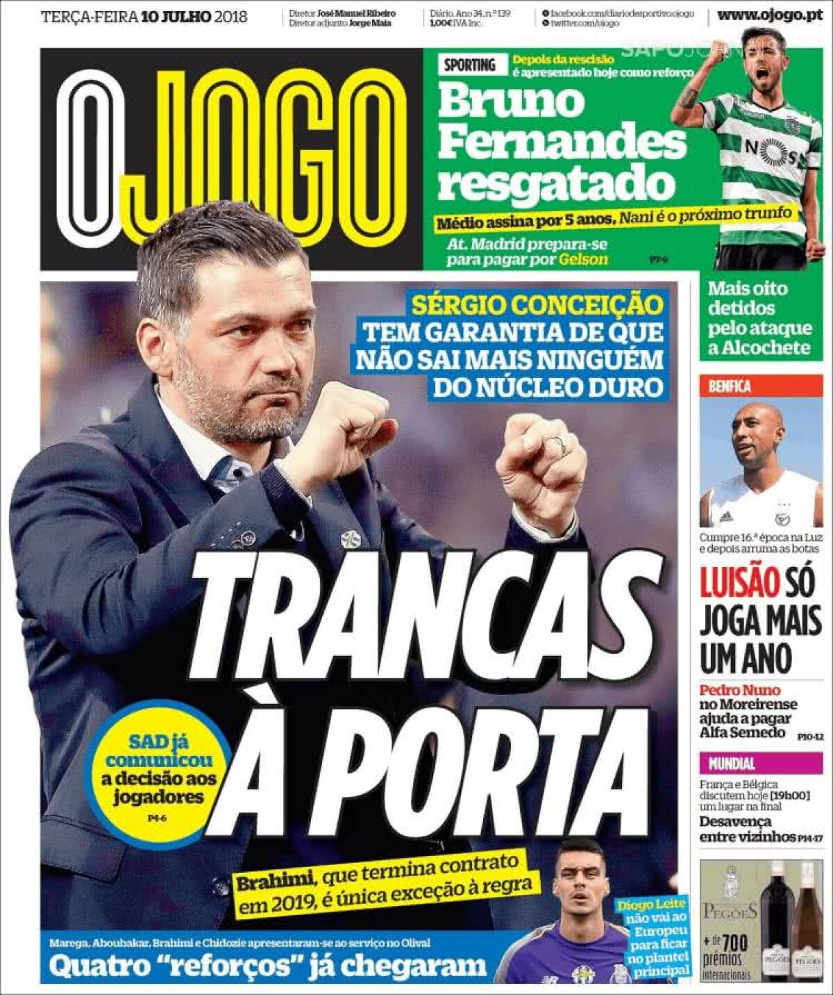 Ce scriu azi ziarele de sport din lume (10 iulie 2018)