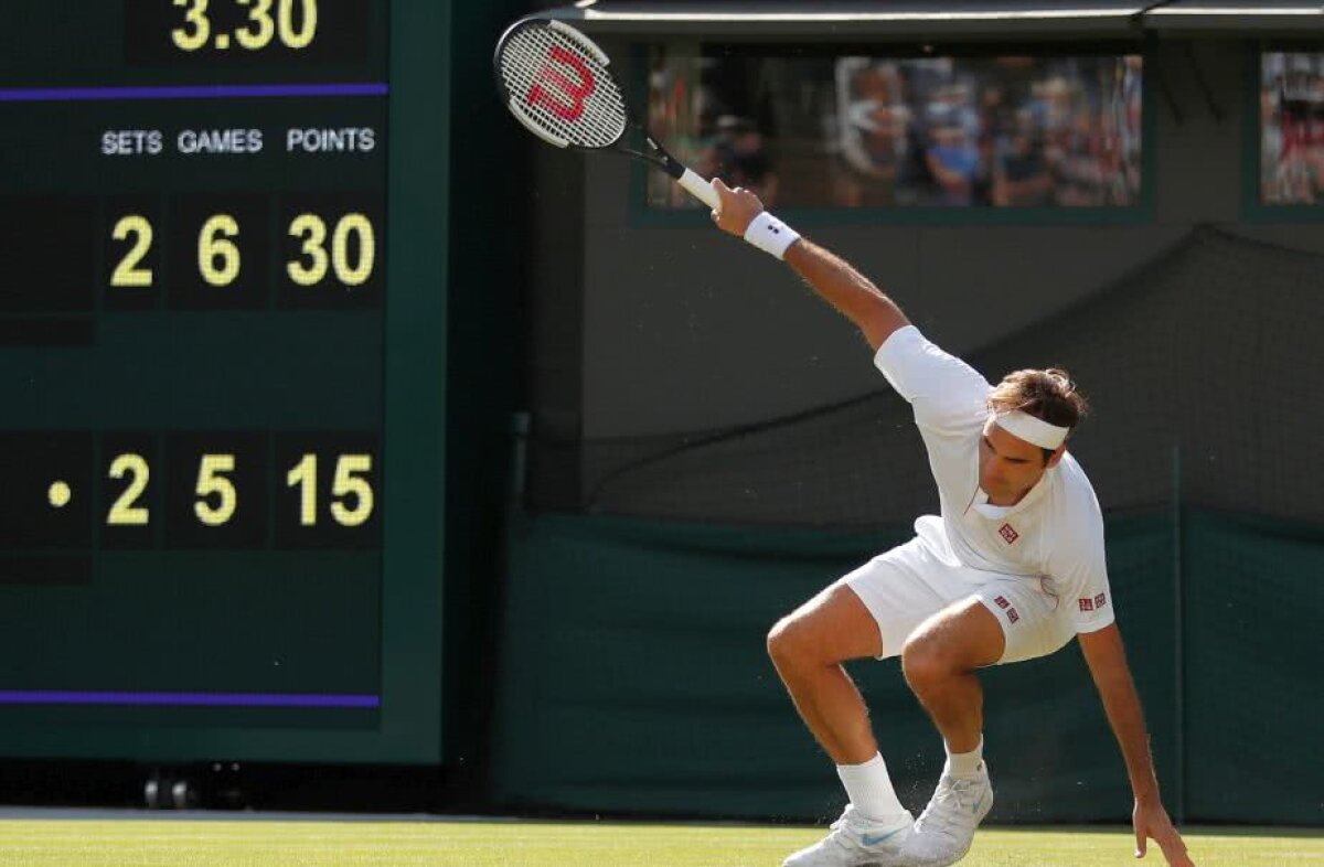 WIMBLEDON 2018. Surpriză URIAȘĂ: Roger Federer, eliminat în sferturi la Wimbledon! Înfrângere incredibilă după ce a condus cu 2-0 la seturi și a avut minge de meci