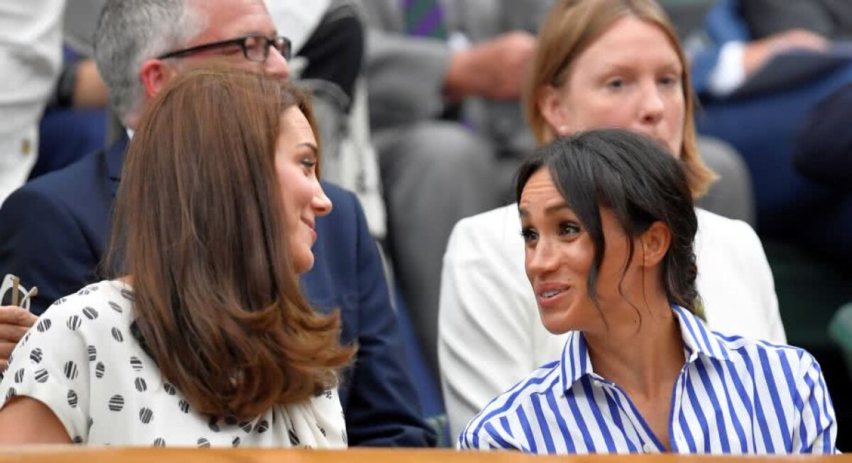 WIMBLEDON 2018. GALERIE FOTO Ducesele Meghan și Kate, apariții spectaculoase la Wimbledon » Au atras toate privirile în lojă