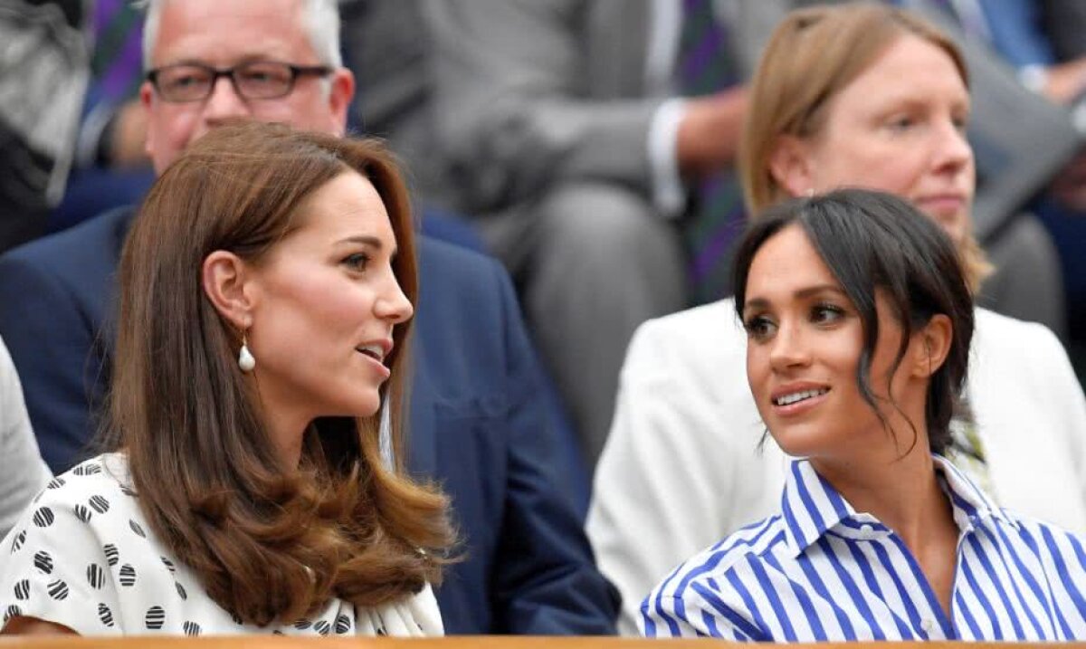 WIMBLEDON 2018. GALERIE FOTO Ducesele Meghan și Kate, apariții spectaculoase la Wimbledon » Au atras toate privirile în lojă