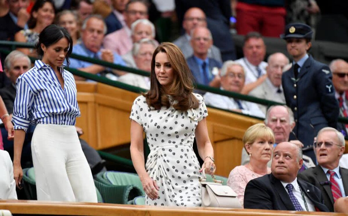 WIMBLEDON 2018. GALERIE FOTO Ducesele Meghan și Kate, apariții spectaculoase la Wimbledon » Au atras toate privirile în lojă