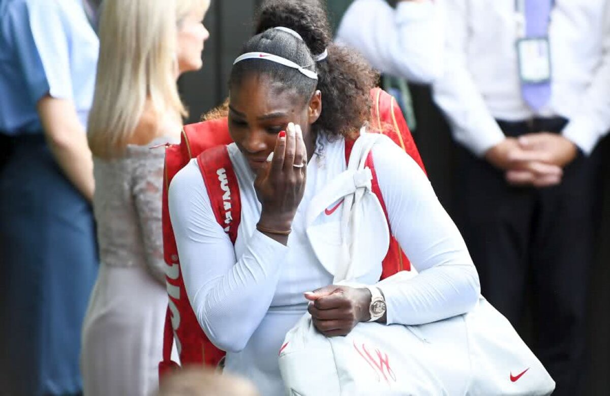 SERENA WILLIAMS - ANGELIQUE KERBER // FOTO Serena în lacrimi după finala de la Wimbledon: "Pentru voi am jucat azi!" + discurs superb al lui Kerber