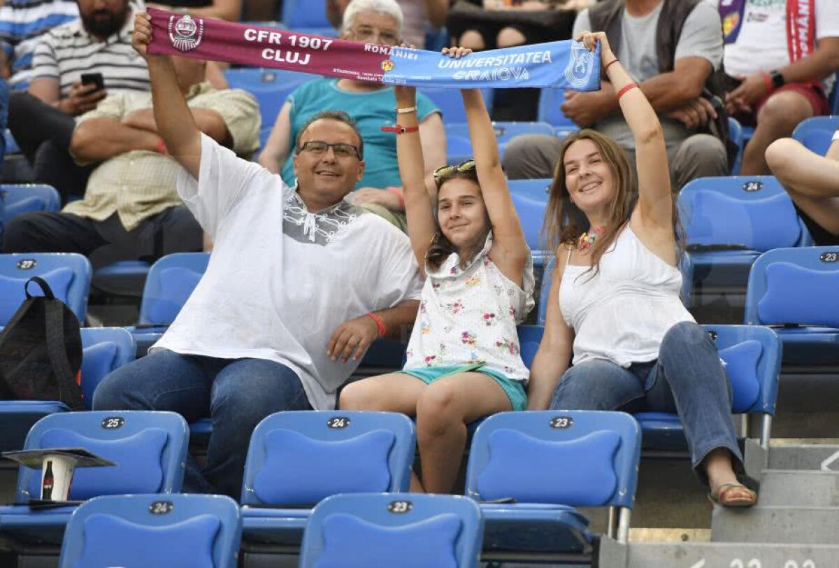 CFR Cluj - Craiova // VIDEO + FOTO Spectacol în peluza Craiovei la deschiderea oficială a noului sezon » Interziși de FRF, ultrașii s-au răzbunat