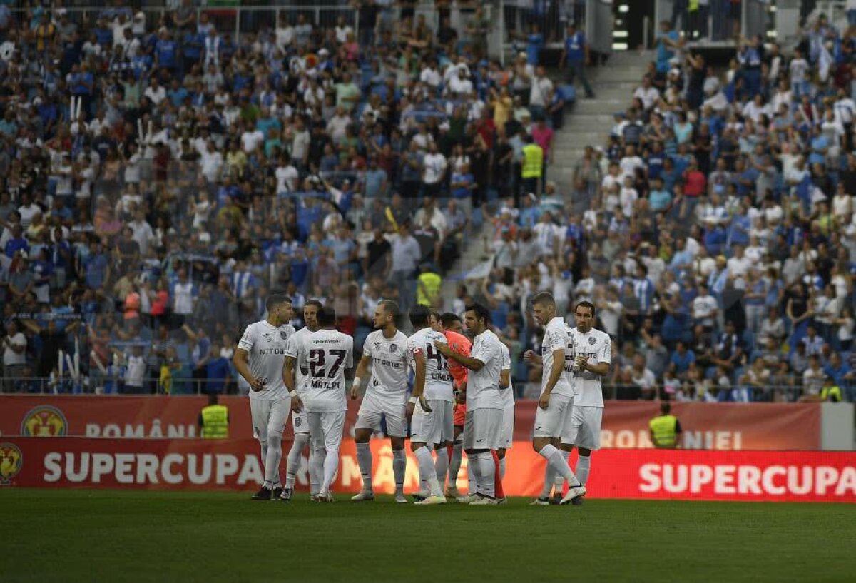 Supercupa României // Ardelenii au încins hora în Oltenia! Supercupa României merge pentru a treia oară în vitrina lui CFR Cluj, după 1-0 cu U Craiova