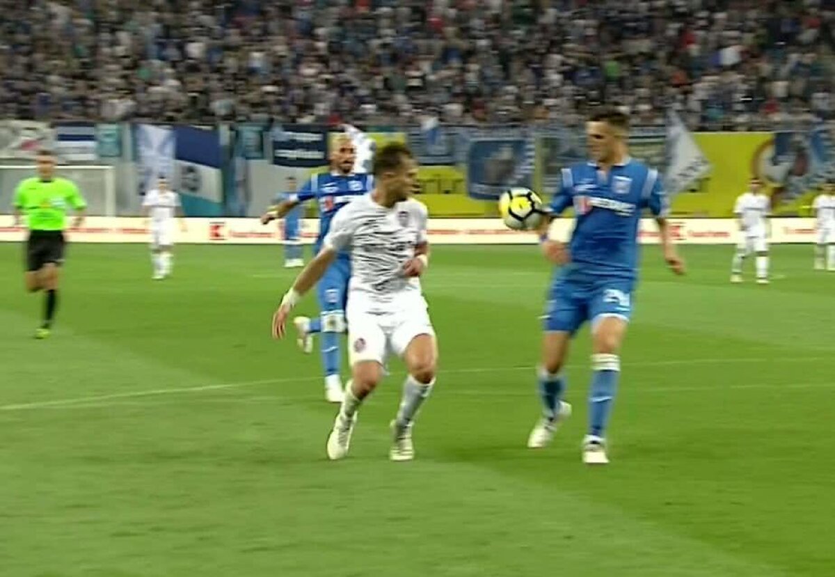 CFR Cluj - U Craiova, 1-0 // Primul meci oficial, primele controverse legate de arbitraj » Porumboiu și Crăciunescu se contrazic!