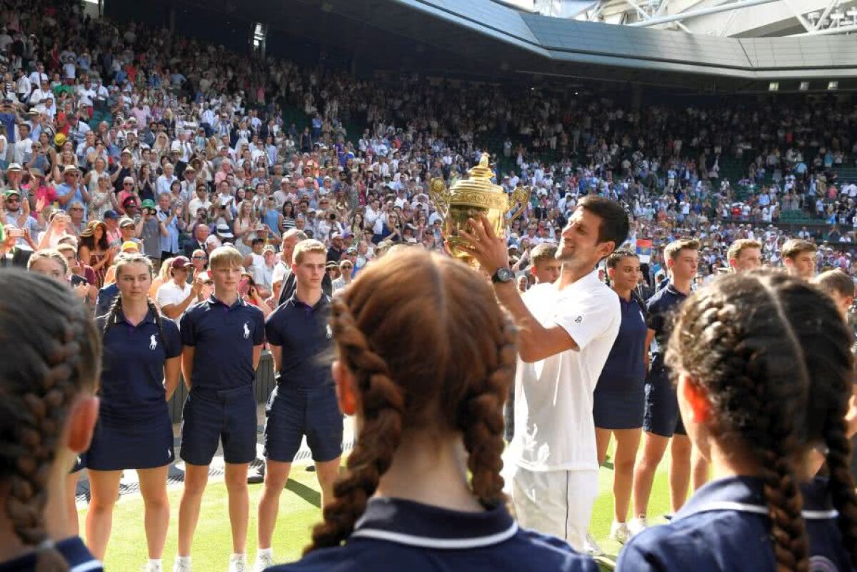 WIMBLEDON. VIDEO + FOTO Novak Djokovic a oferit un moment special: "E de departe cel mai bun partener pe care l-am avut în ultimele săptămâni!" :)