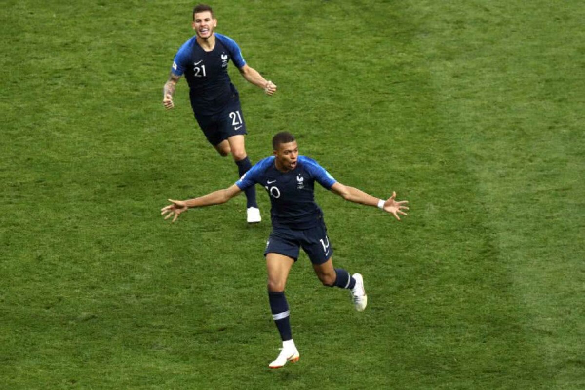 FRANȚA - CROAȚIA  4-2 // După Pele vine Mbappe! Francezul a mai bătut un record cu reușita din finala CM