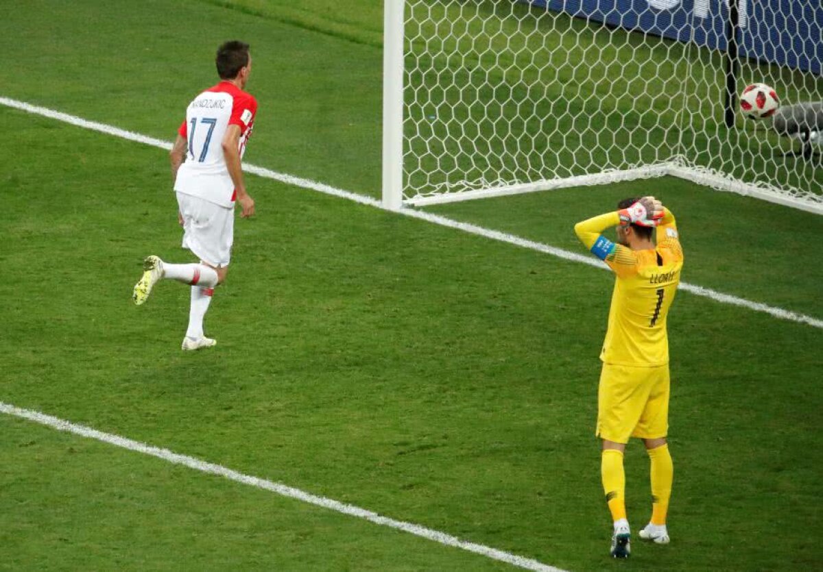 VIDEO+FOTO Gafă uluitoare! Portarul Franței i-a făcut cadou Croației un gol: "Karius a acceptat cererile de prietenie de la De Gea și Lloris" :D
