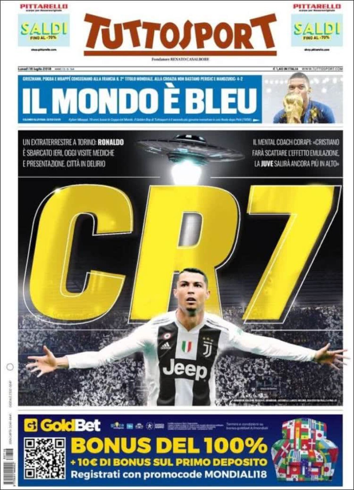 Ce scriu azi ziarele de sport din lume (16 iulie 2018)