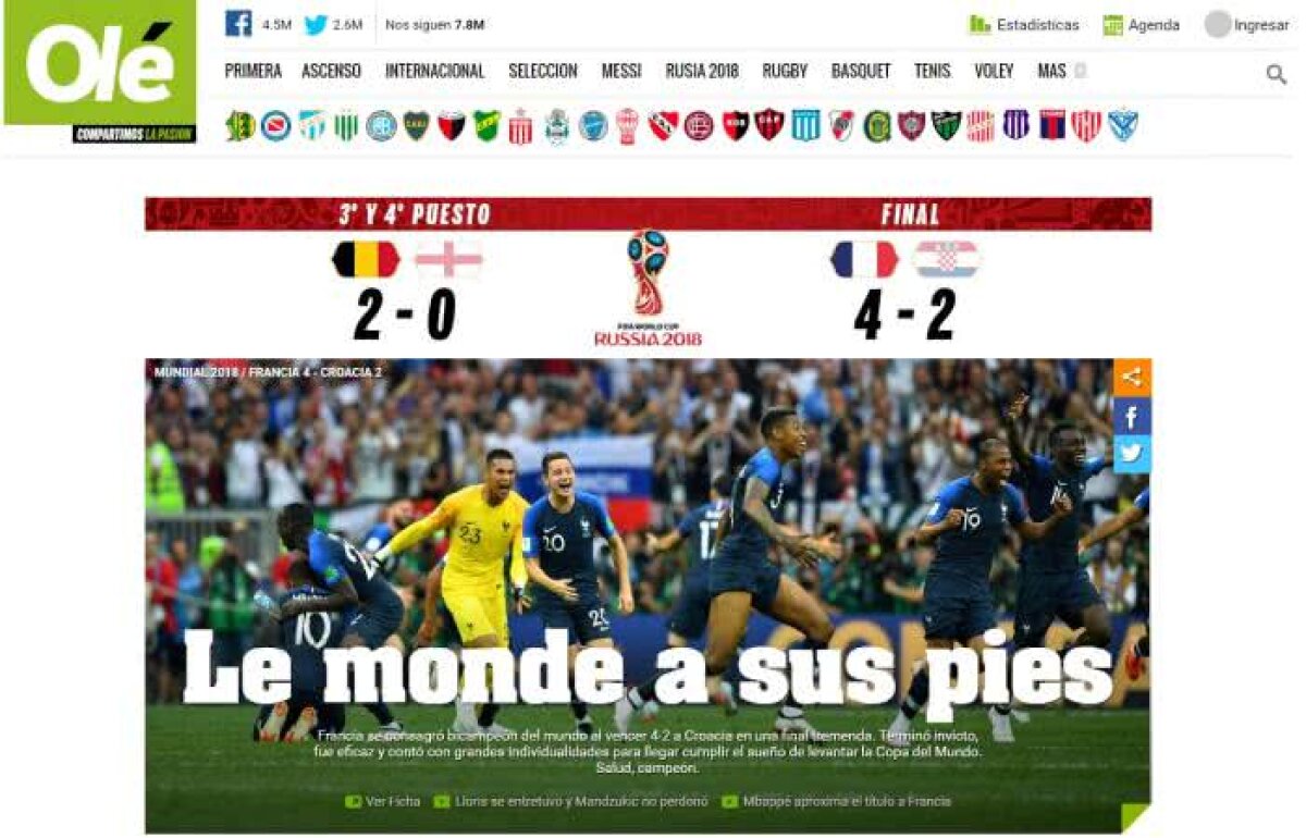 Ce scrie presa internațională despre performanța Franței