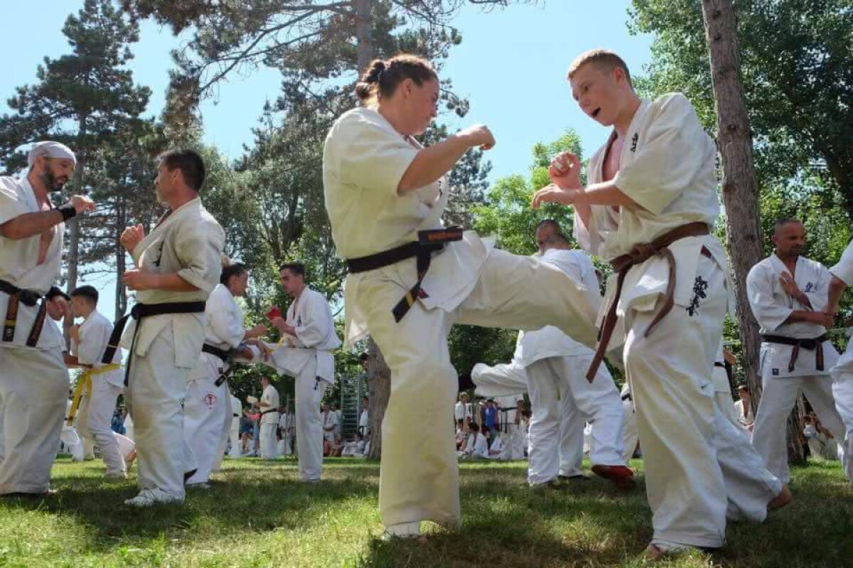 FOTOREPORTAJ GSP // Ziua examenului » Cum arată testul pe care sportivii practicanţi ai stilului de Karate Kyokushin trebuie să-l treacă pentru a câştiga o nouă centură