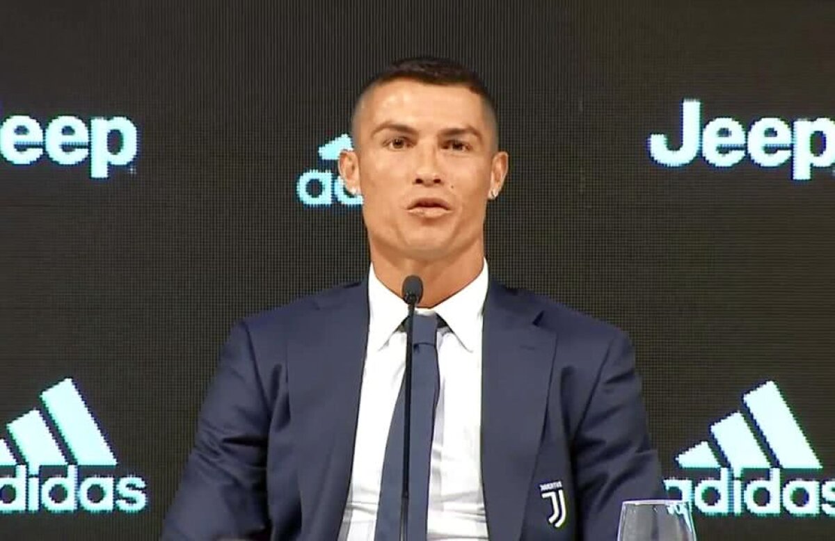 VIDEO+FOTO Cristiano Ronaldo a fost prezentat oficial la Juventus: "Vreau să le arăt italienilor că sunt un jucător de top" » Toate declarațiile portughezului