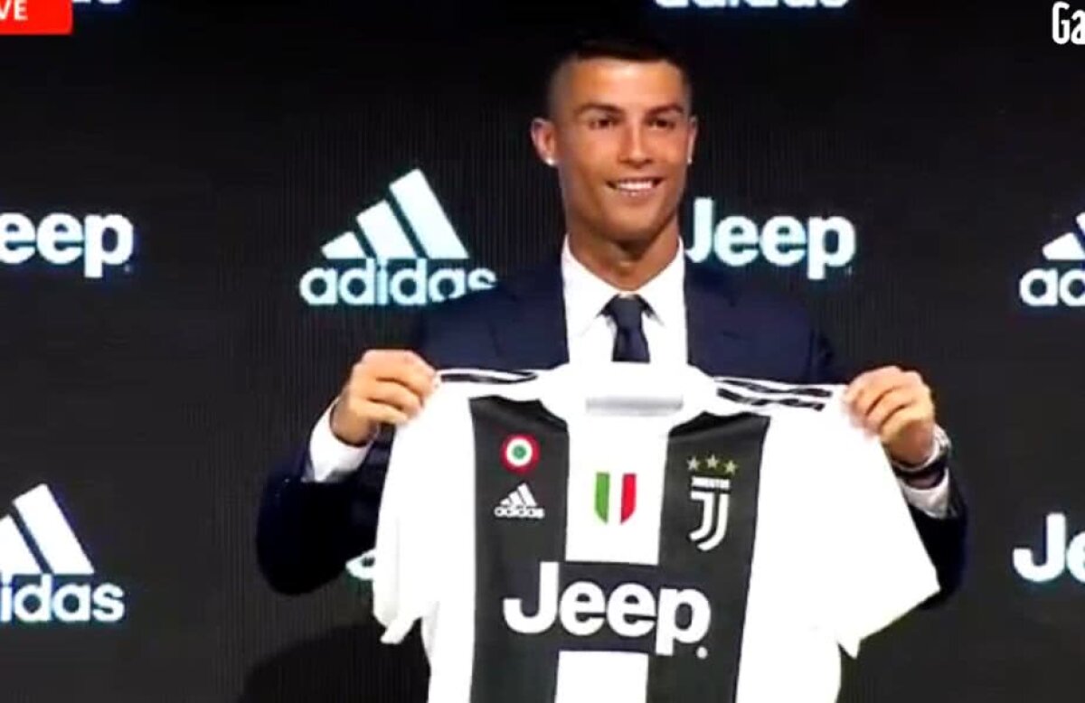 VIDEO+FOTO Cristiano Ronaldo a fost prezentat oficial la Juventus: "Vreau să le arăt italienilor că sunt un jucător de top" » Toate declarațiile portughezului