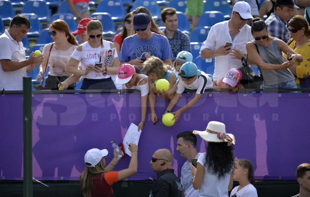 GALERIE FOTO Simona Halep, apariție de senzație la BRD Bucharest Open » Lângă cine a văzut meciurile