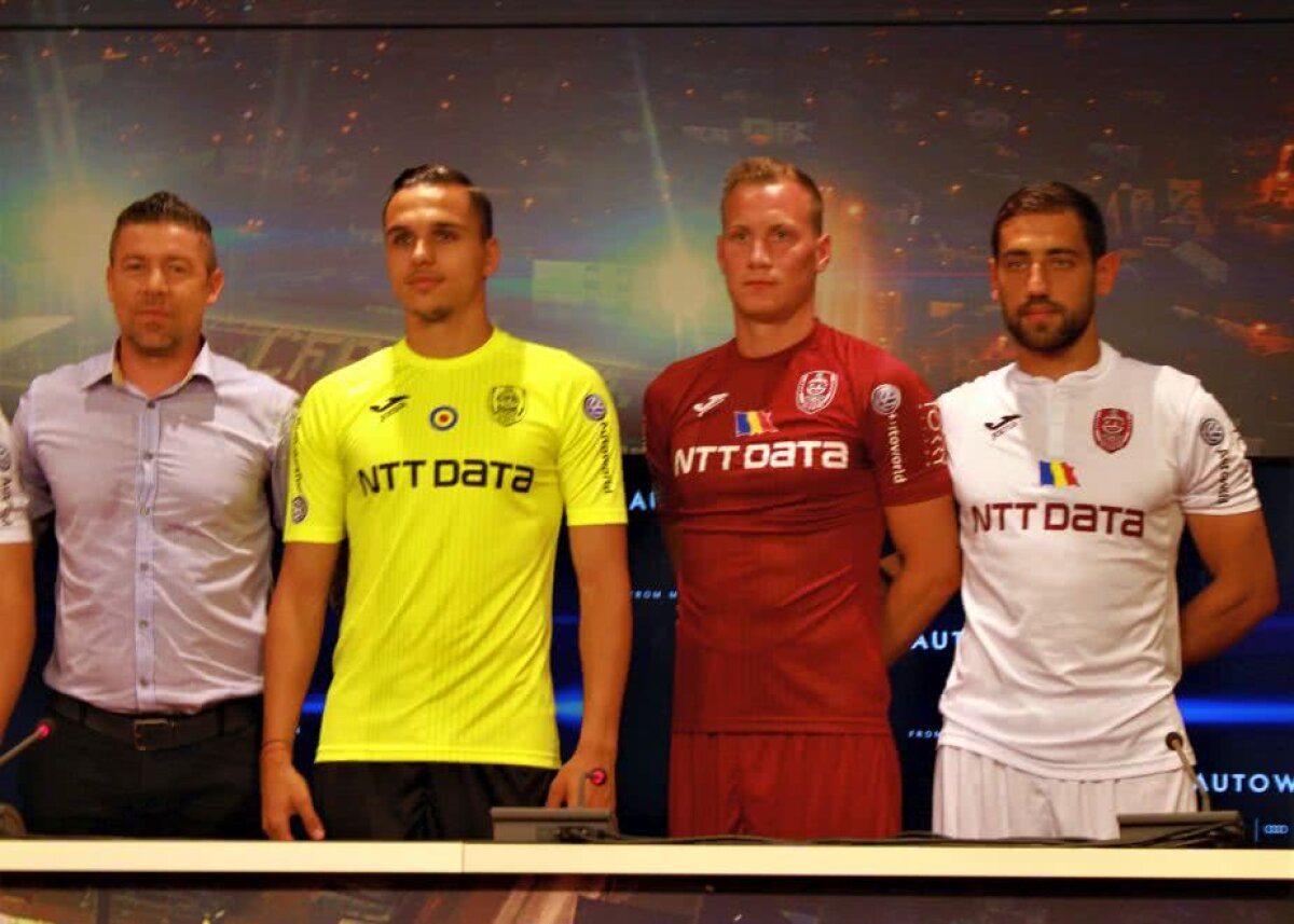 GALERIE FOTO CFR Cluj și-a prezentat ultimele achiziții » Cum arată noul echipament de joc al campioanei