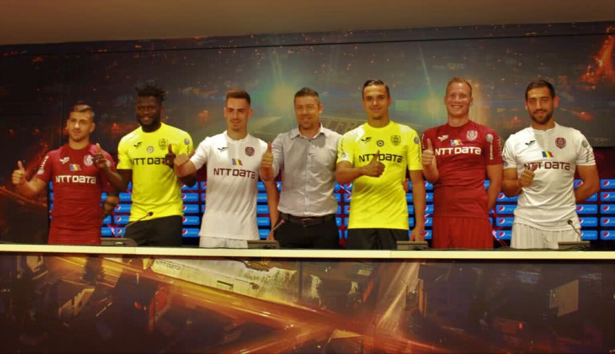 GALERIE FOTO CFR Cluj și-a prezentat ultimele achiziții » Cum arată noul echipament de joc al campioanei