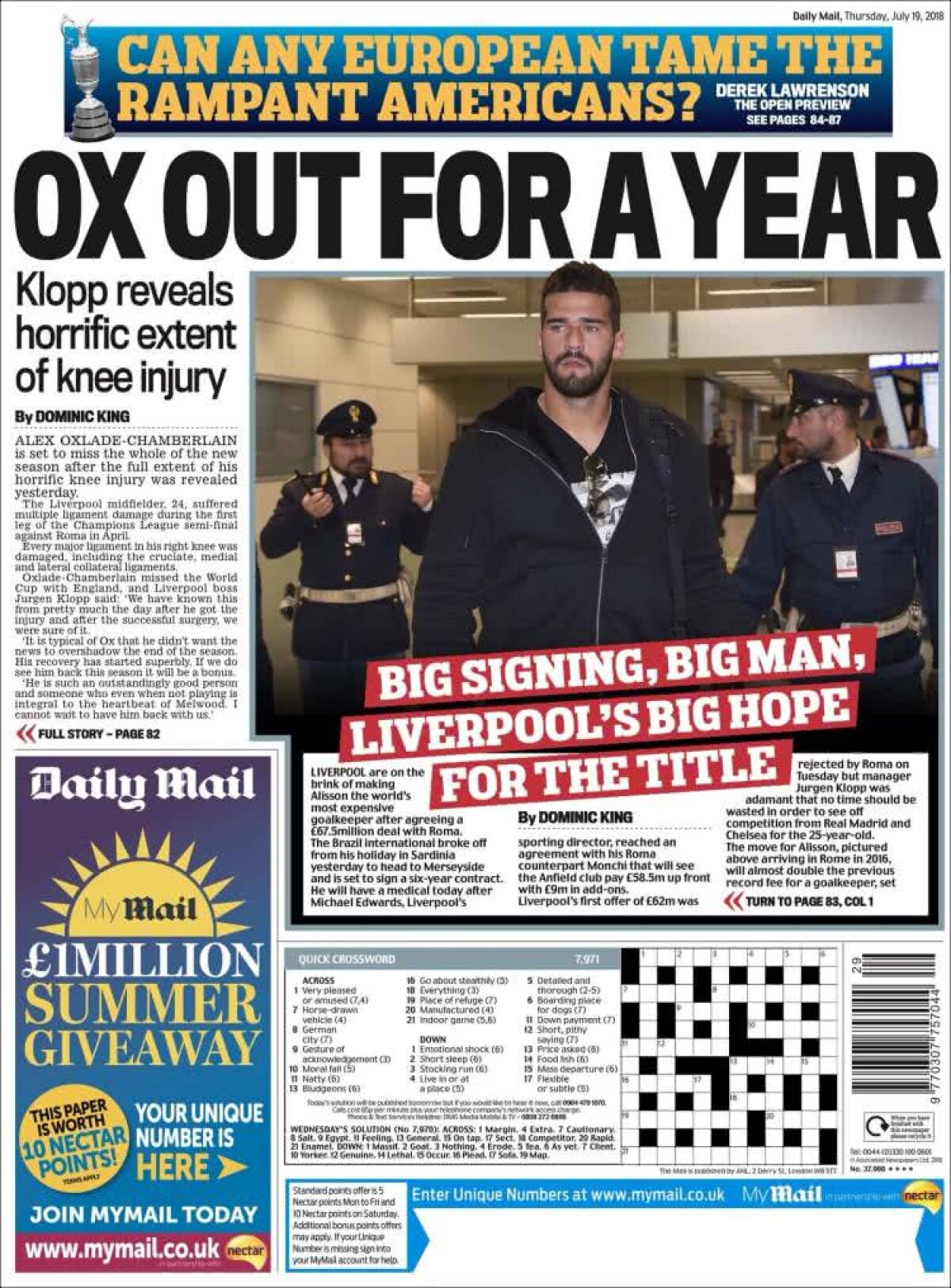 Ce scriu azi ziarele de sport din lume (19 iulie 2018)