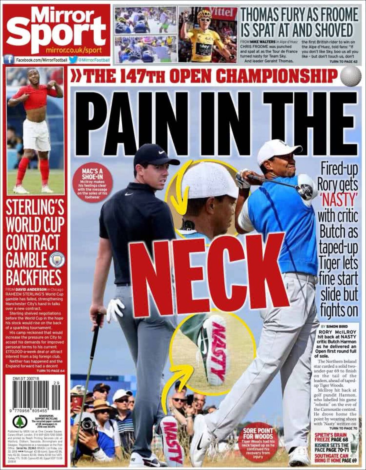 Ce scriu azi ziarele de sport din lume (20 iulie 2018)