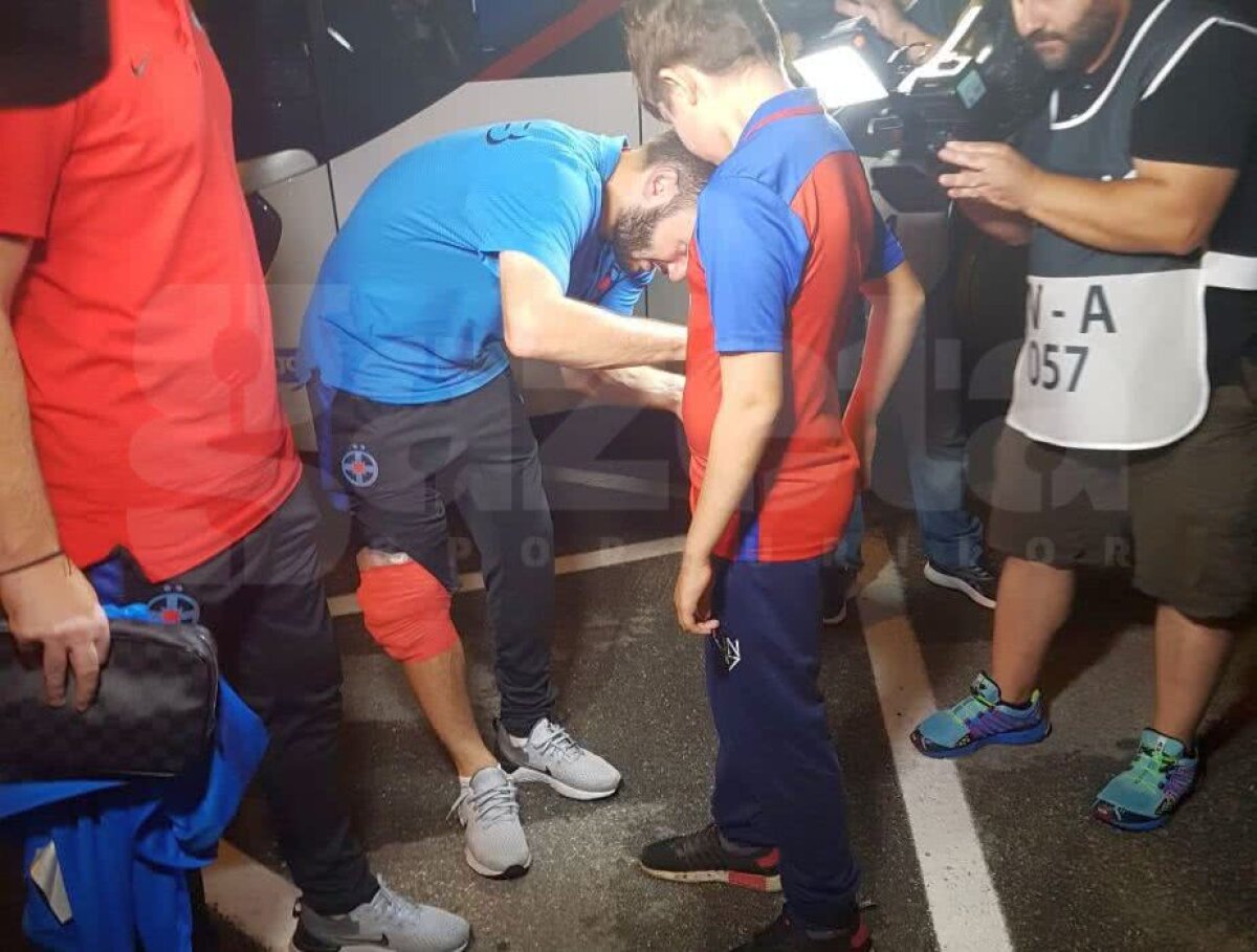 ASTRA - FCSB 1-0 EXCLUSIV Primele vești despre accidentarea lui Kamer Qaka » Imagini surprinse la câteva minute după meci