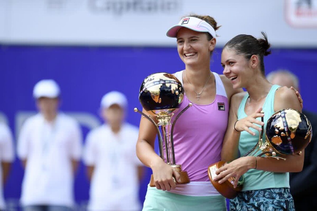 BRD Bucharest Open 2018 // VIDEO+FOTO Campioanele sunt ale noastre! Irina Begu și Andreea Mitu au câștigat finala de dublu » Andreea a plâns și a sărbătorit alături de fiul ei