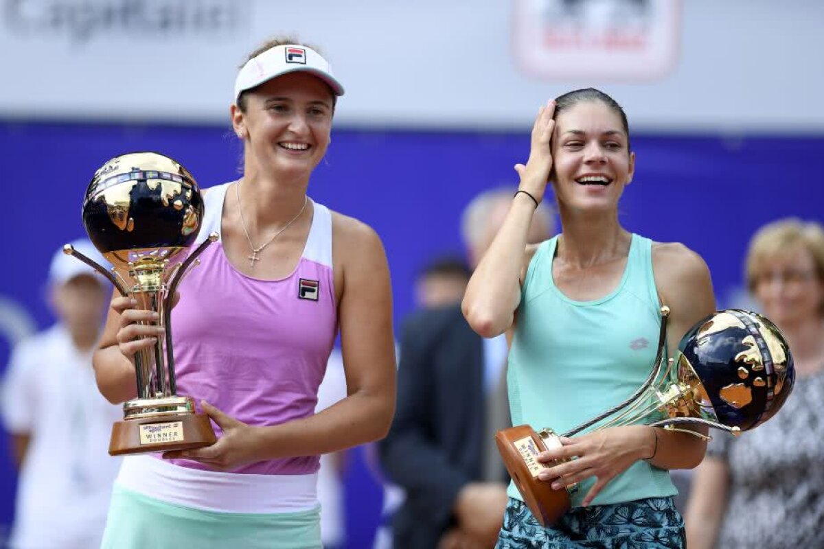 BRD Bucharest Open 2018 // VIDEO+FOTO Campioanele sunt ale noastre! Irina Begu și Andreea Mitu au câștigat finala de dublu » Andreea a plâns și a sărbătorit alături de fiul ei