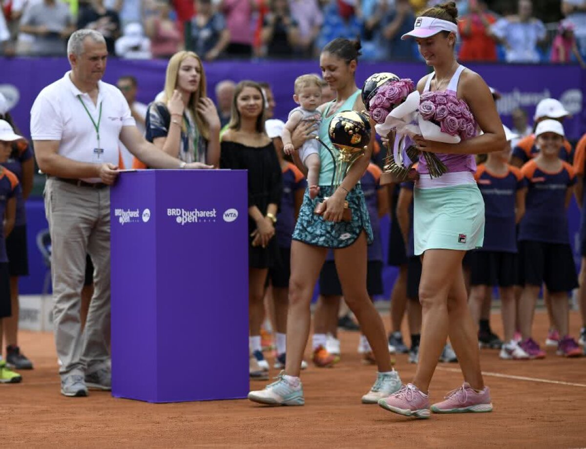 BRD Bucharest Open 2018 // VIDEO+FOTO Campioanele sunt ale noastre! Irina Begu și Andreea Mitu au câștigat finala de dublu » Andreea a plâns și a sărbătorit alături de fiul ei