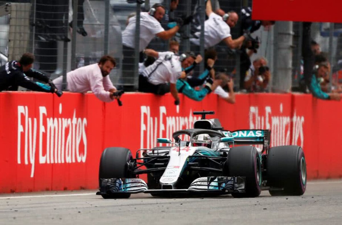 FORMULA 1. FOTO Lewis Hamilton face cursa carierei » A plecat de pe 14 și se impune în Marele Premiu al Germaniei