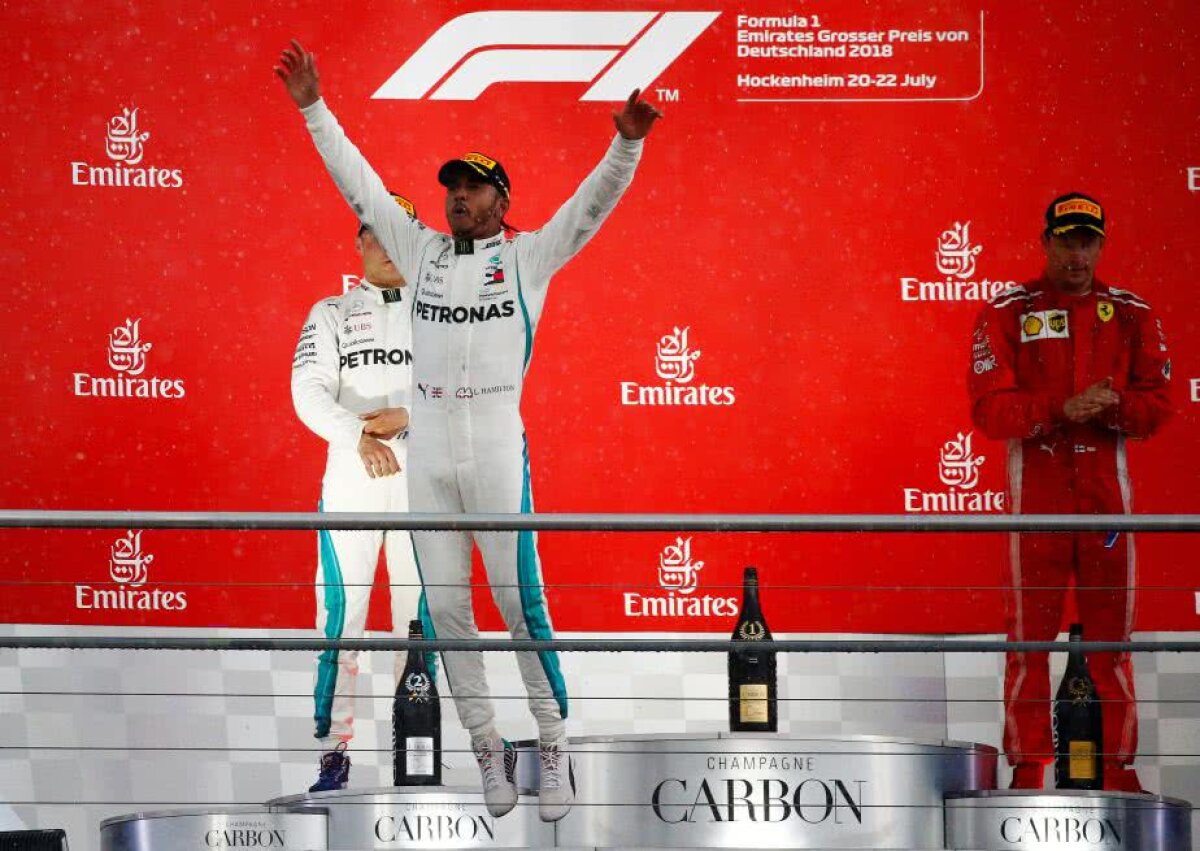 FORMULA 1. FOTO Lewis Hamilton face cursa carierei » A plecat de pe 14 și se impune în Marele Premiu al Germaniei