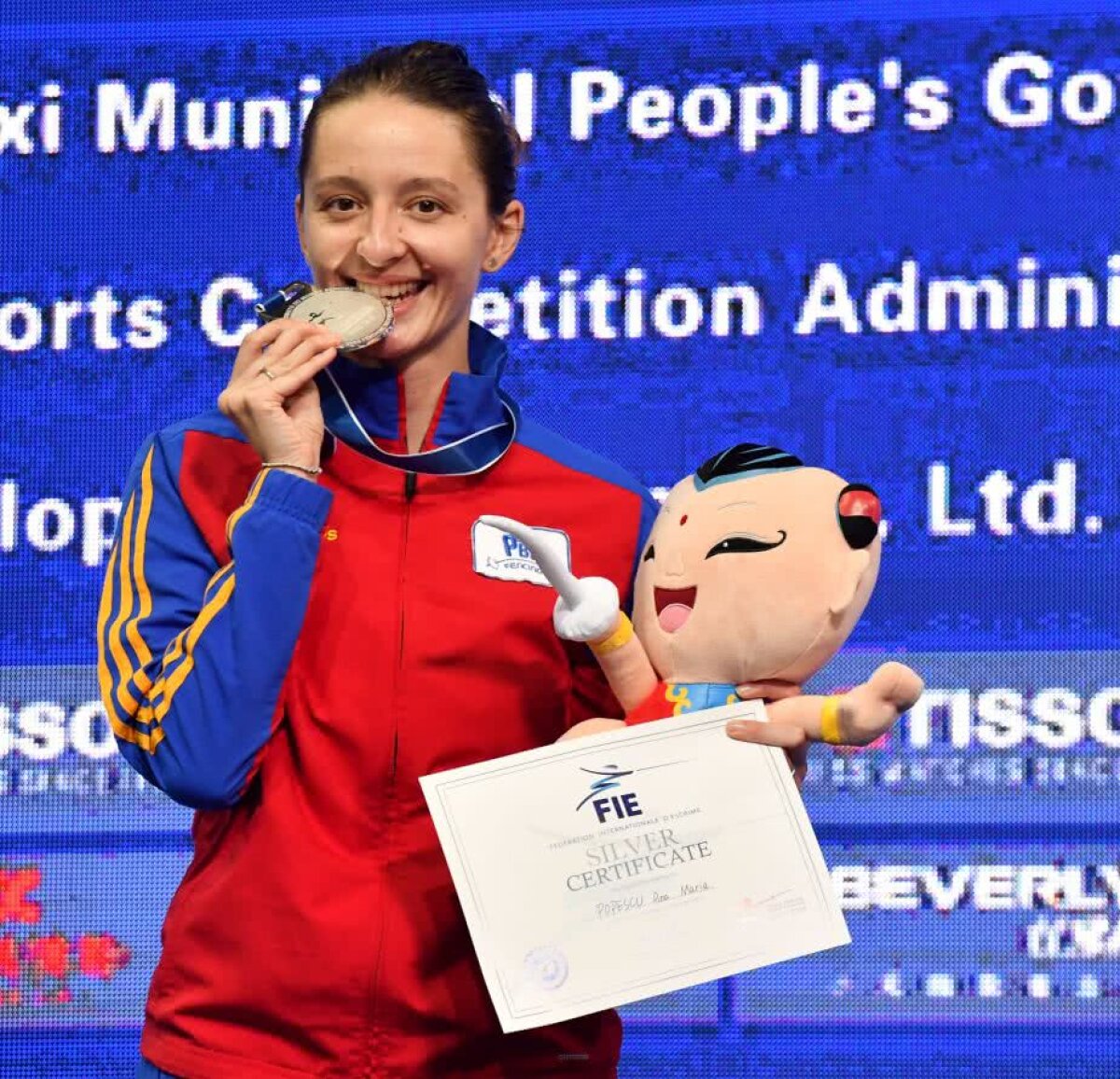 FOTO O lume de argint » Ana Maria Popescu pierde finala Mondială de la Wuxi