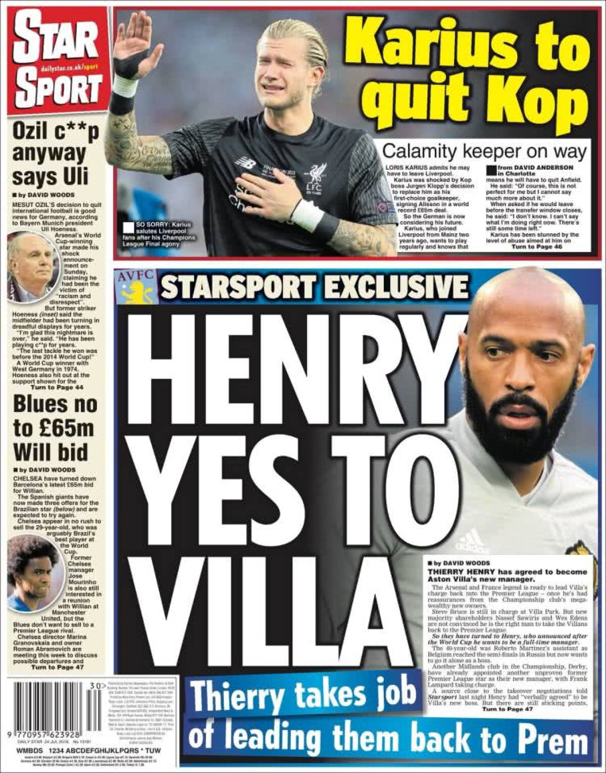 Ce scriu azi ziarele de sport din lume (24 iulie 2018)