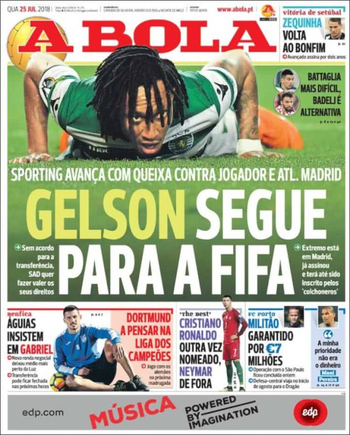 Ce scriu azi ziarele de sport din lume (25 iulie 2018)