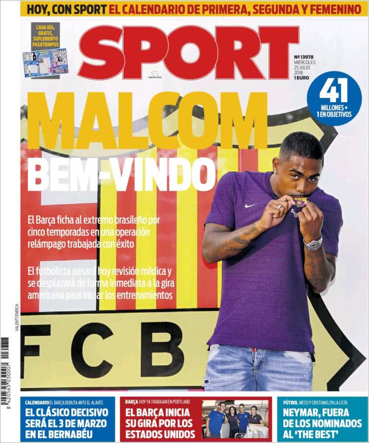 Ce scriu azi ziarele de sport din lume (25 iulie 2018)