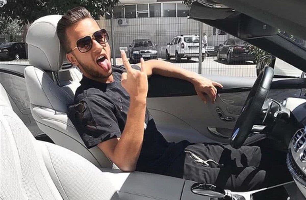 FOTO Fotbalistul din Liga a 2-a care e vedetă pe Instagram: supermașină de 200.000 de euro, haine de la Gucci și Valentino și mesaje unice: "Pot să comand niște rivali? Acum nu am niciunul"