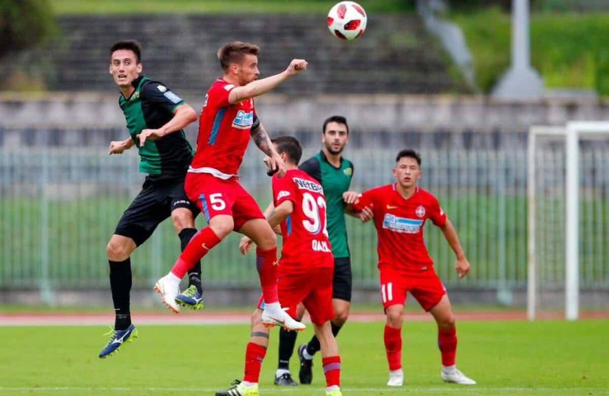 FOTO + VIDEO În dulcele stil clasic » "Sterili" în campionat, steliștii nu au avut probleme în turul cu Rudar Velenje: 2-0, iar calificarea e rezolvată! 