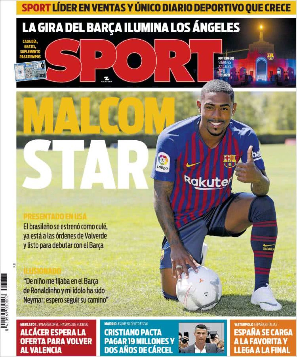 Ce scriu azi ziarele de sport din lume (27 iulie 2018)