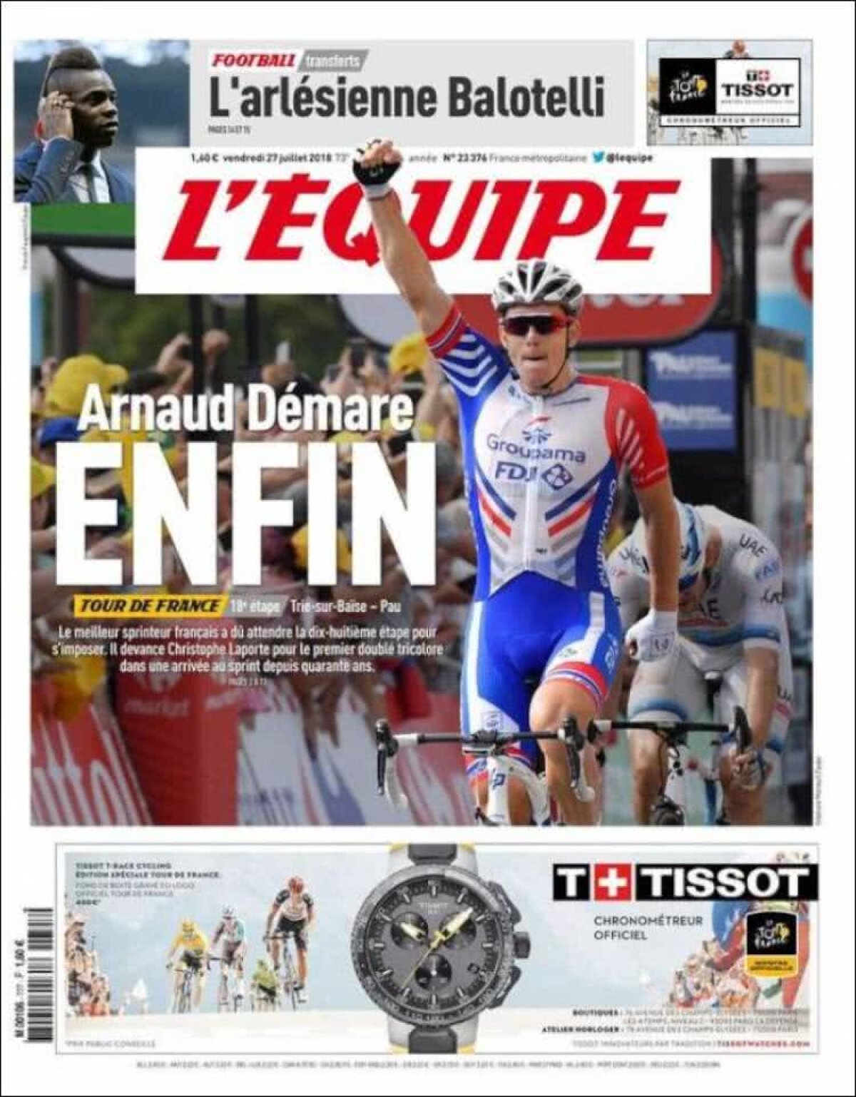 Ce scriu azi ziarele de sport din lume (27 iulie 2018)