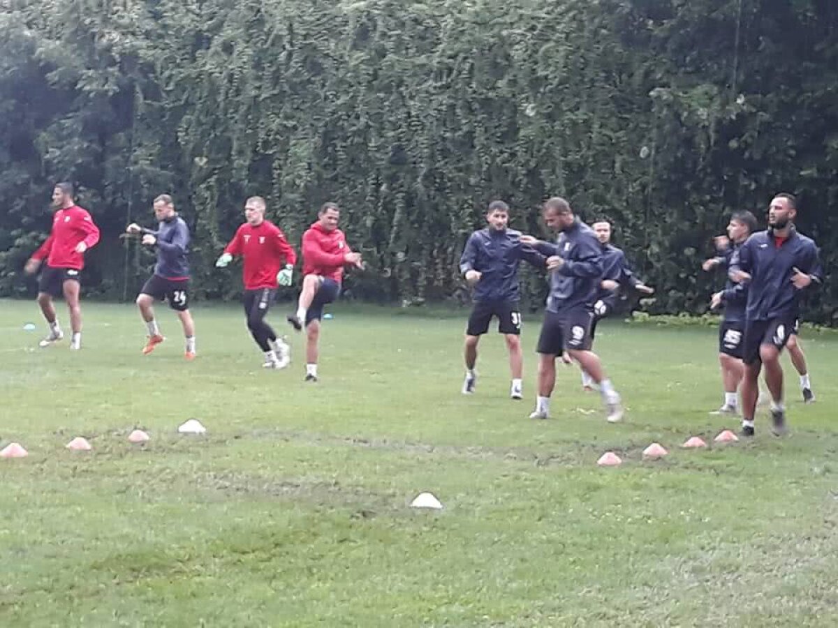 FOTO Primele imagini cu Denis Alibec după revenirea la Astra Giurgiu » Ce număr va purta vârful adus de la FCSB