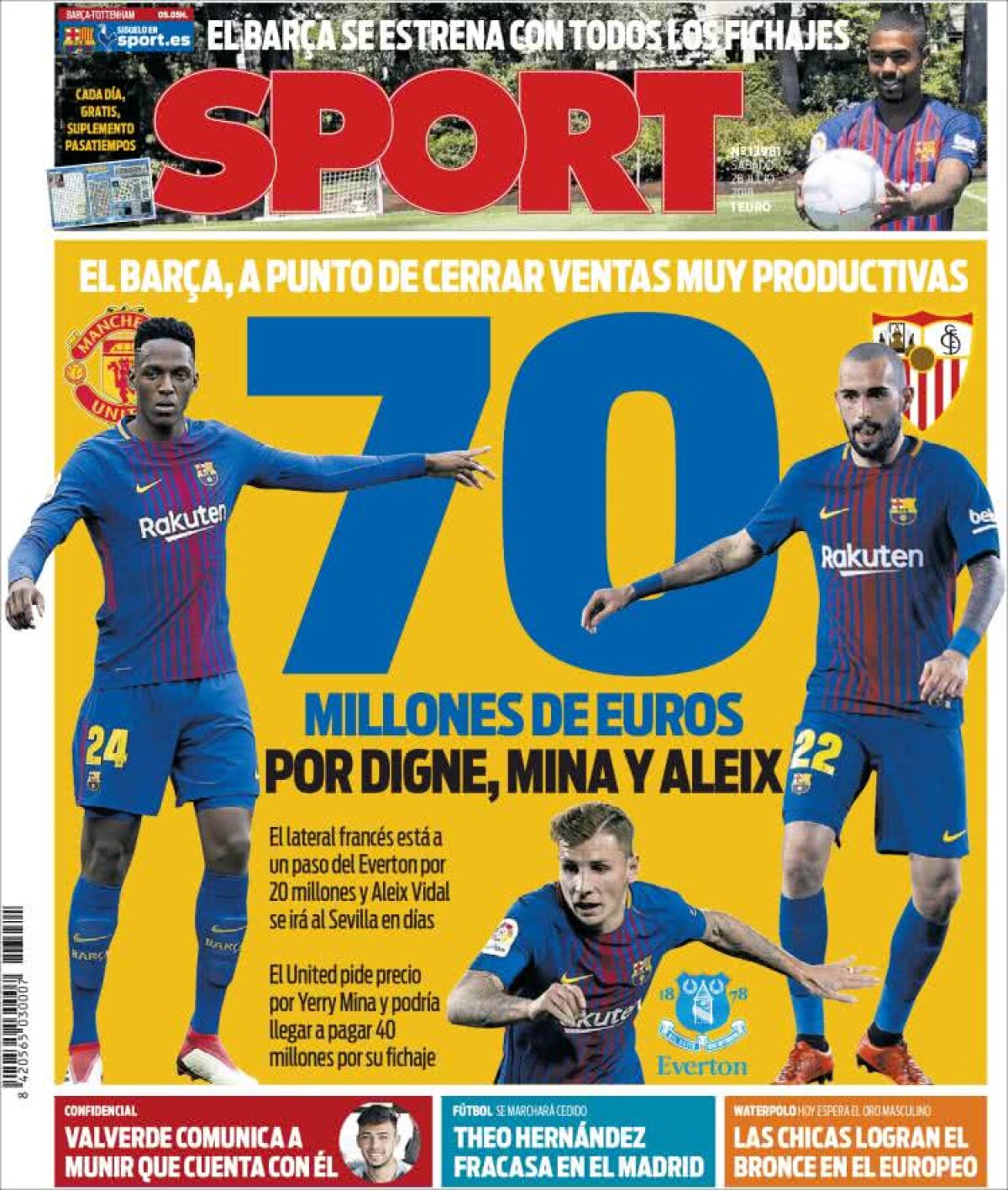 Ce scriu azi ziarele de sport din lume (28 iulie 2018)