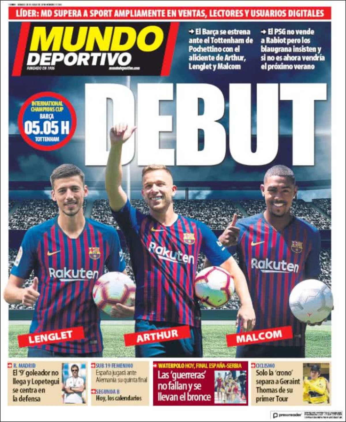 Ce scriu azi ziarele de sport din lume (28 iulie 2018)