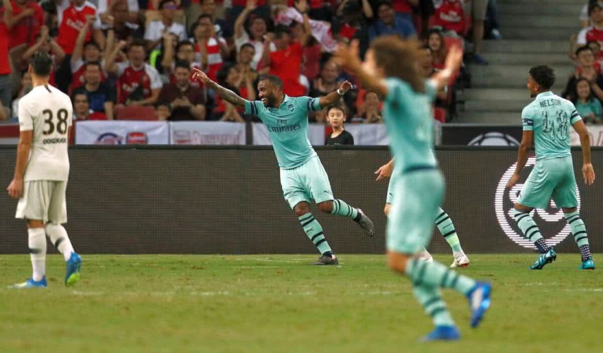 VIDEO + FOTO Arsenal a demolat PSG într-un meci amical » Unai Emery s-a răzbunat pe fosta echipă + Mesut Ozil, căpitan la "tunari"