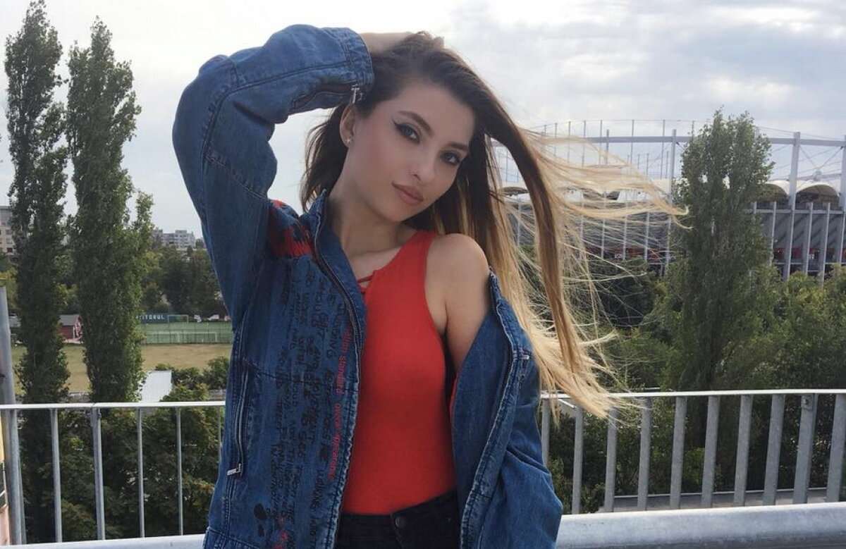 GALERIE FOTO Denisa Trofin a jucat fotbal în liceu și e nelipsită de pe stadioanele din România » Regina frumuseții!