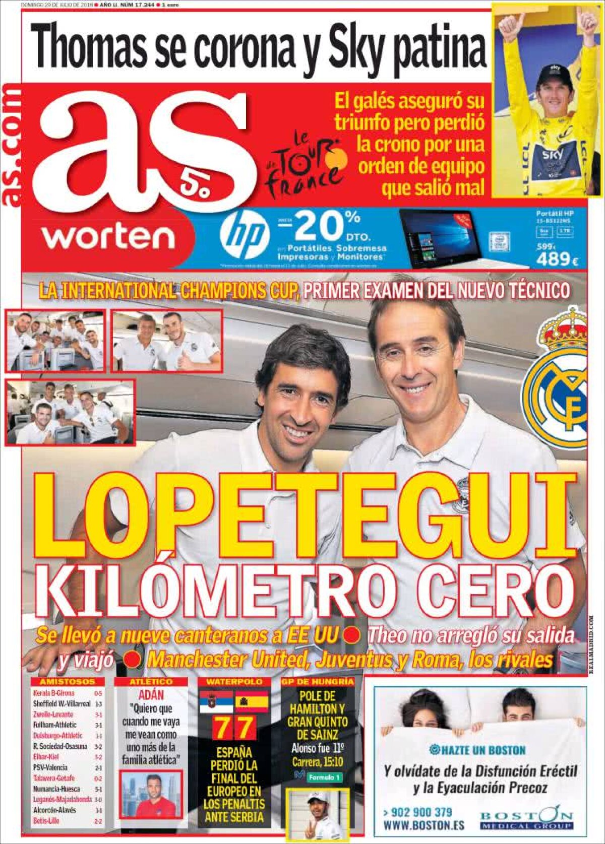 Ce scriu azi ziarele de sport din lume (29 iulie 2018)