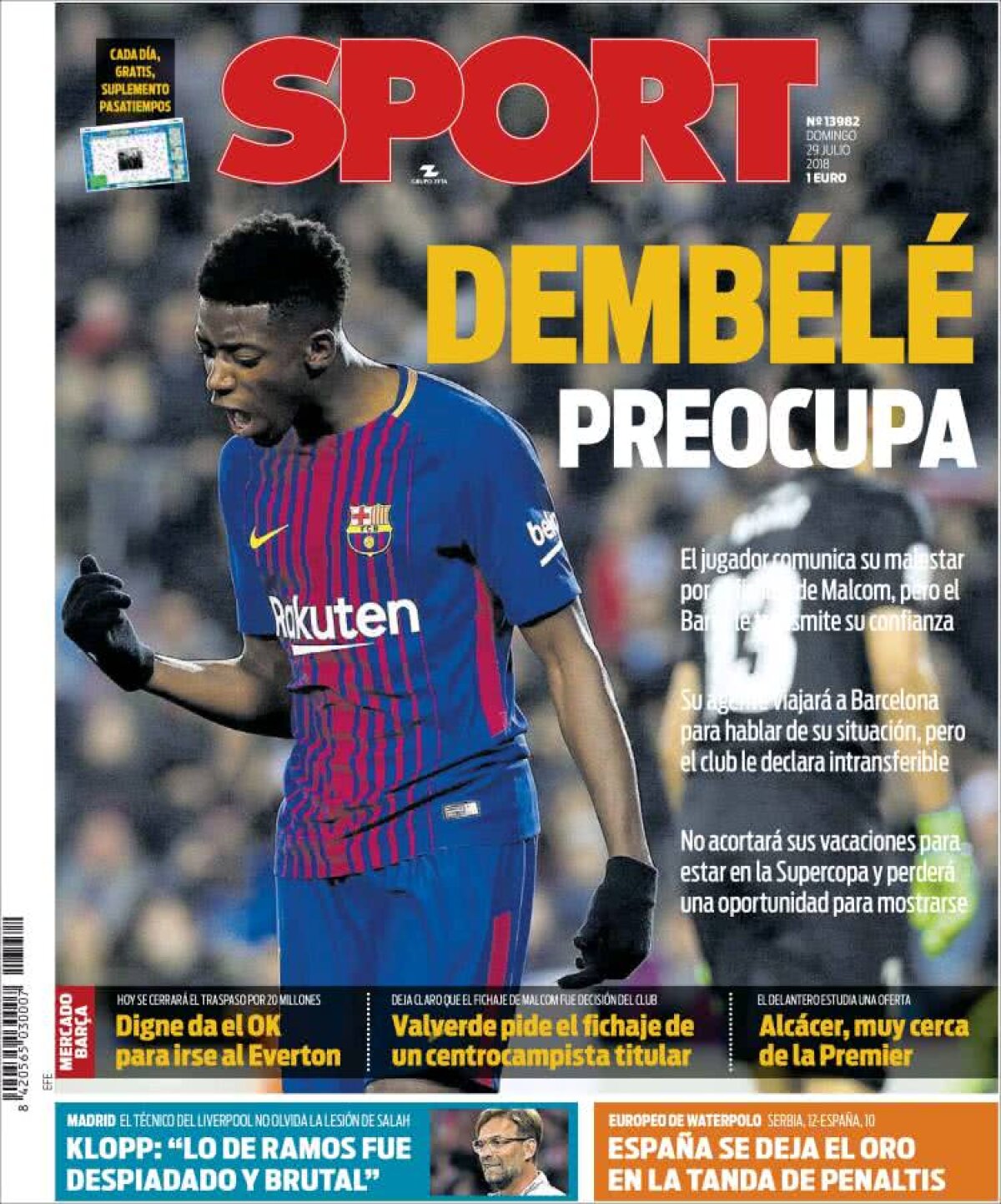 Ce scriu azi ziarele de sport din lume (29 iulie 2018)