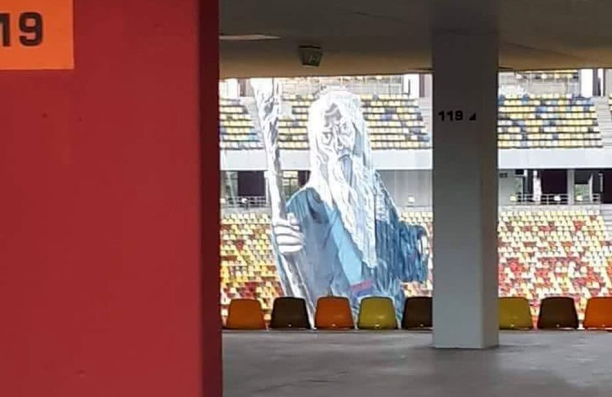 FCSB - DINAMO // FOTO Dinamoviștii au știut scenografia rivalilor! Vezi mesajul ironic prin care le-au răspuns