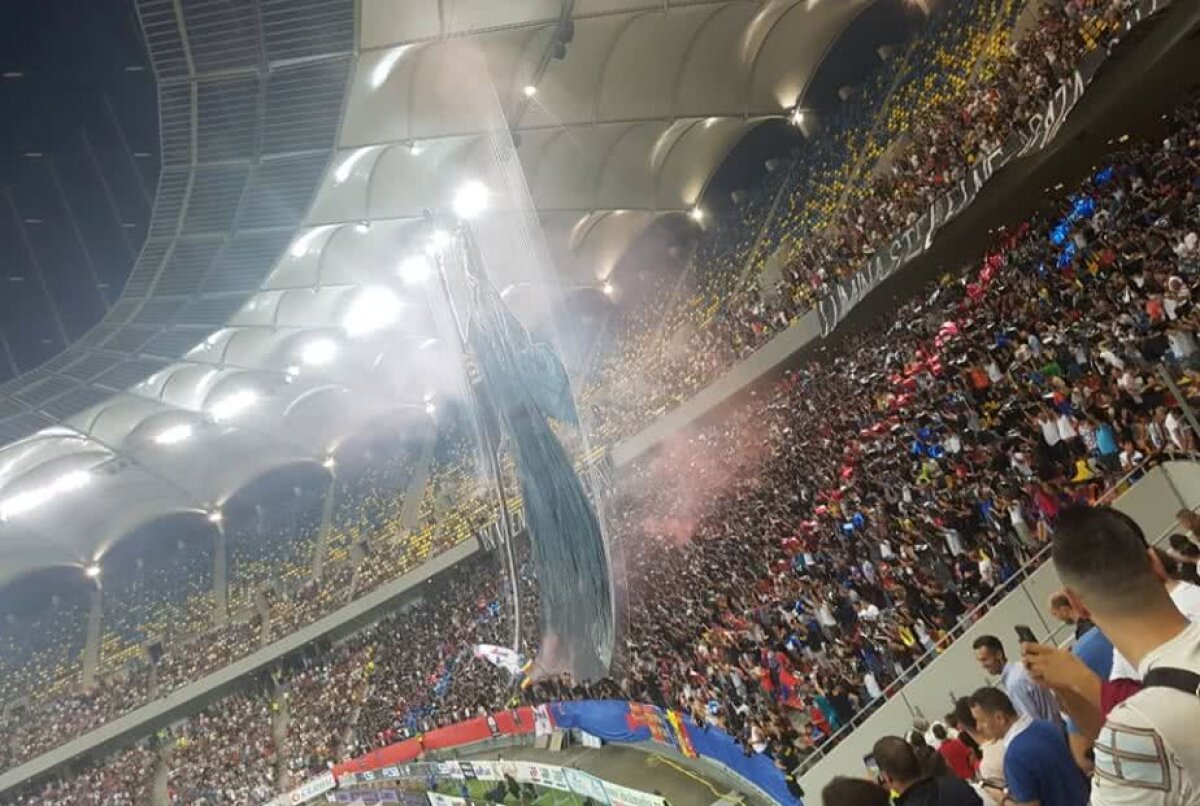 FCSB - DINAMO // FOTO Dinamoviștii au știut scenografia rivalilor! Vezi mesajul ironic prin care le-au răspuns