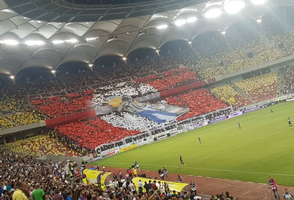 FCSB - DINAMO // FOTO Dinamoviștii au știut scenografia rivalilor! Vezi mesajul ironic prin care le-au răspuns