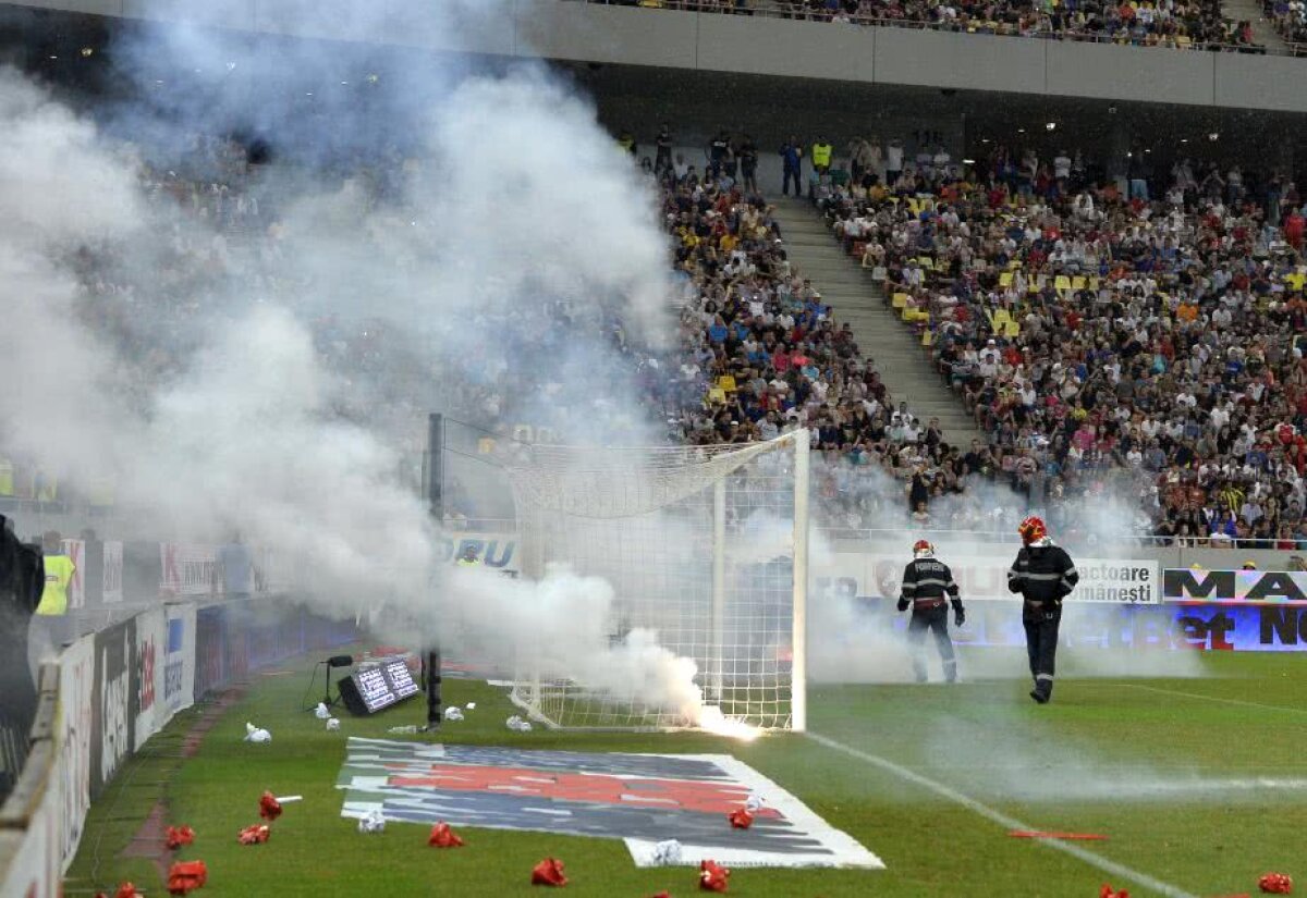 FCSB - DINAMO // FOTO Dinamoviștii au știut scenografia rivalilor! Vezi mesajul ironic prin care le-au răspuns