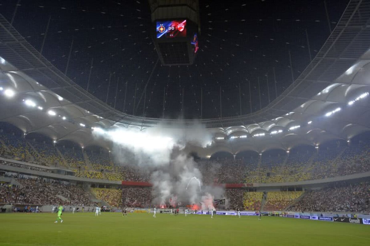 FCSB - DINAMO // FOTO Dinamoviștii au știut scenografia rivalilor! Vezi mesajul ironic prin care le-au răspuns