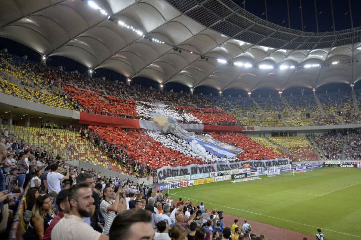 FCSB - DINAMO // FOTO Dinamoviștii au știut scenografia rivalilor! Vezi mesajul ironic prin care le-au răspuns